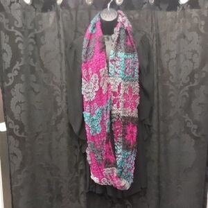 Colorful Butterfly Knit Scarf